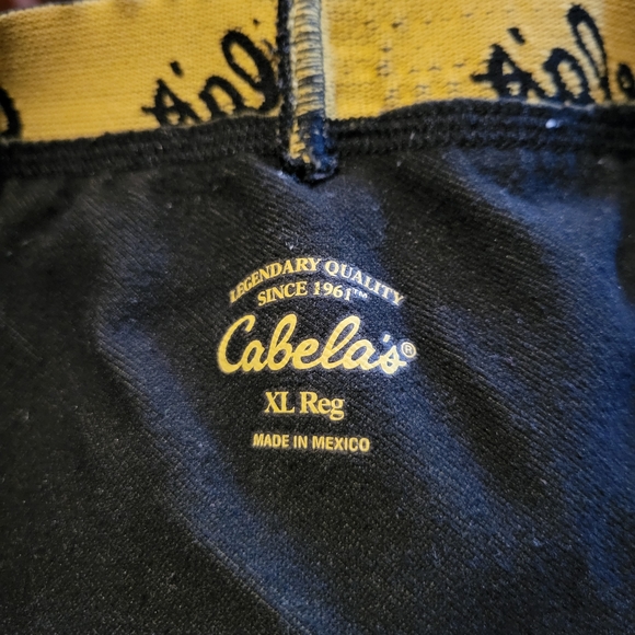 Cabela's Green Long John Baselayer, XL - Picture 5 of 7